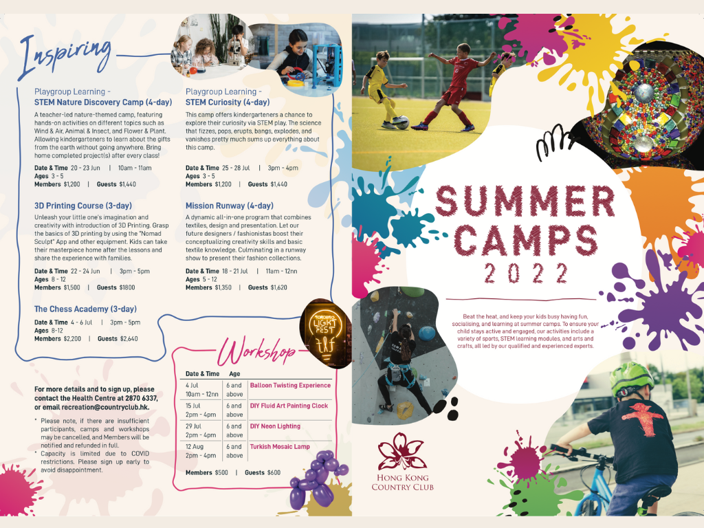 Mochy x Hong Kong Country Club: STEM x sports summer camp