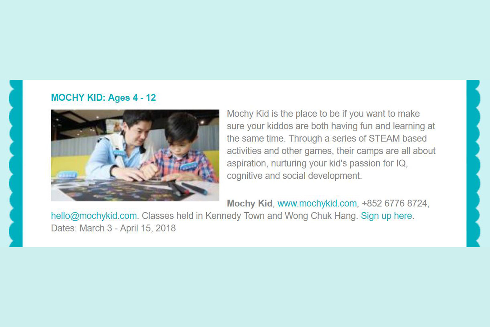 Featured in Little Steps Asia: HK Easter Camps Top Picks For Kids