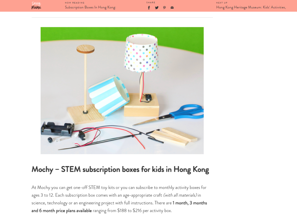Featured in Sassy Mama: Educational And Fun Activity Boxes For Kids