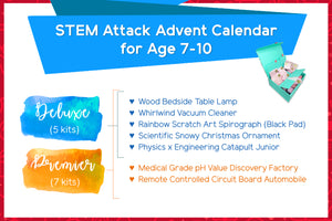 STEM Attack Advent Calendar (Age 5-10 | 7 kits worth up to $2,110) -- SOLD OUT - Moinàrchy MIY (HK)