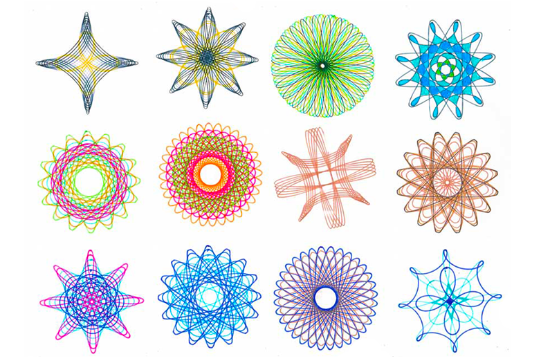 27pcs/set Original Spirograph Design Set, Spirograph Toys Draw Spiral  Designs Interlocking Gears & Wheels for Kids Art Craft